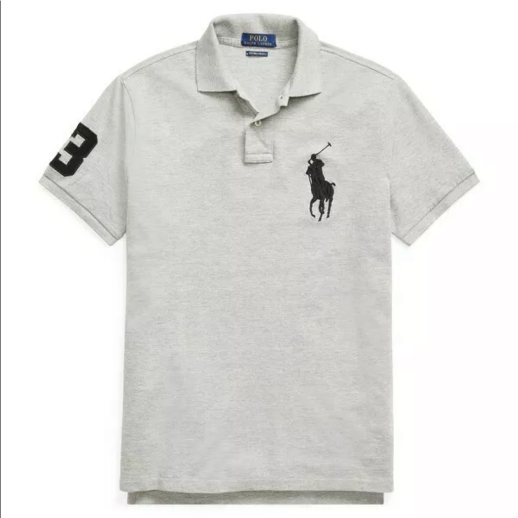Men Polo Ralph Lauren Big Pony Mesh Polo Shirt - S M L Xl Xxl - Regular Fit